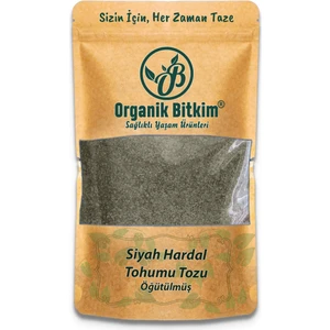 Organik Bitkim Toz Siyah Hardal Tohumu 150 gr