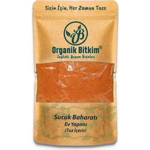 Organik Bitkim Sucuk Baharatı - Ev Yapımı (Tuzlu) 1 kg