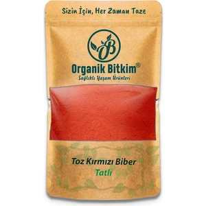 Organik Bitkim Tatlı Toz Kırmızı Biber 500 gr