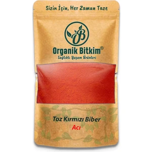 Organik Bitkim Acı Toz Kırmızı Biber 500 gr