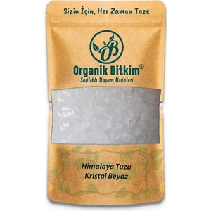 Organik Bitkim Himalaya Tuzu Kristal Beyaz Öğütülmemiş 500 gr