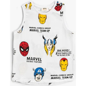 Marvel Team Baskılı Atlet Lisanslı Bisiklet Yaka Pamuklu