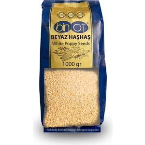 Beyaz Haşhaş 1 kg Ekonomik Paket White Poppy Seeds 1000 gr
