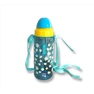 Crystal Tritan Desenli Pipetli Matara 500 cc - Sarı Papatyalar