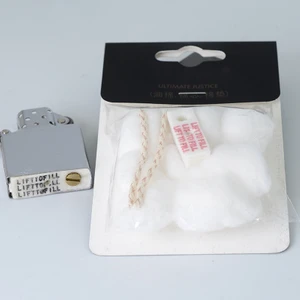 Benzinli Çakmaklar ve Zippo Için Pamuk-Keçe-Fitil Seti Full Set Kapalı Paket- 1 Adet Fitil Hediyeli-Zippo Keçe Fitiil Pamuk