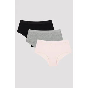 Kız Çocuk Dark Basic 3lü Pack Slip Külot