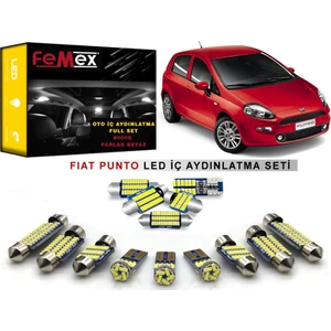Fiat Punto LED Iç Aydınlatma Ampul Seti Femex Parlak Beyaz