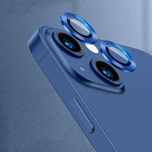 Apple iPhone 13 Mini Cl-07 Kamera Lens Koruyucu Renk Lacivert