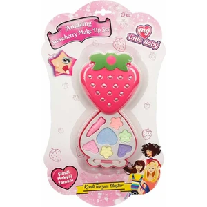 Çilek Kutulu Makyaj Seti - Pembe Çilek