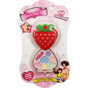 Çilek Kutulu Makyaj Seti - Kırmızı Çilek