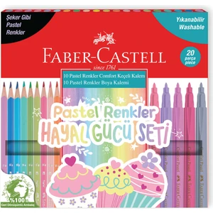 Hayal Gücü Seti Pastel Renkler 20'li