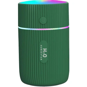 220 ml. Mini Sessiz Hava Difüzör Mist Arıtma Aroma Hava Nemlendirici 7 LED Işık Yeşil (Yurt Dışından)