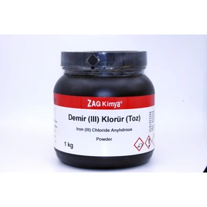 Zag Kimya Demir Iıı Klorür Toz, Tech Grade 1kg