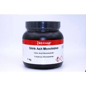 Zag Kimya Sitrik Asit Monohidrat %98 Food Grade 1kg