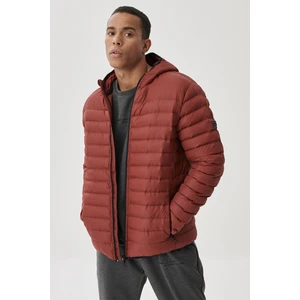 Altınyıldız Classics Erkek Bordo Standart Fit Ultra Hafif Soğuk Geçirmez Casual Mont