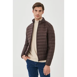 Altınyıldız Classics Erkek Bordo Standart Fit Ultra Hafif Soğuk Geçirmez Casual Mont