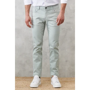 ALTINYILDIZ CLASSICS Erkek Su Yeşili 360 Derece Her Yöne Esneyen Rahat Slim Fit Dar Kesim Pantolon