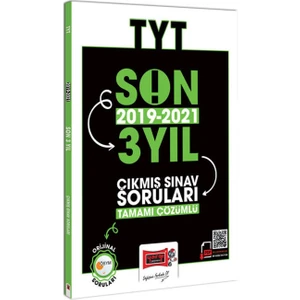 Yargı Yayınevi TYT Son 3 Yıl (2019-2021) Tamamı Çözümlü Çıkmış Sorular