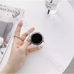 Huawei Watch Gt2 46 mm Şeffaf Saydam Silikon Kordon