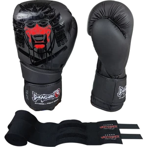 Yakuza Boks Eldiveni Muay Thai Kick Boks Eldiveni ve Whiteface Boks Bandajı 2’li Set