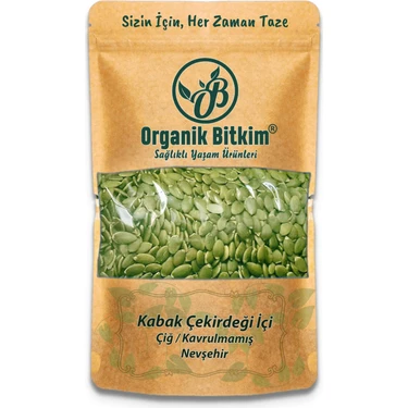 Organik Bitkim Kabak Çekirdeği Içi Çiğ 1. Kalite Saf Katkısız 1