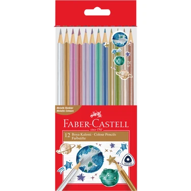 Faber-Castell Üçgen Boya Kalemi Metalik