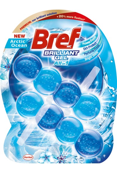 Bref WC Brilliant Gel Duopack Tuvalet Bloğu Okyanus