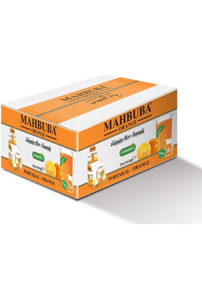 Mahbuba Portakal Aromalı Toz Içecek 1 Koli 576X9GR Soğuk Veya Sıcak Tüketilebilir