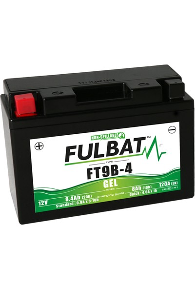 Fulbat Yamaha XT660 Z Tenere Abssiz 04- Fulbat FT9B-4 YT9B-4 Jel Akü