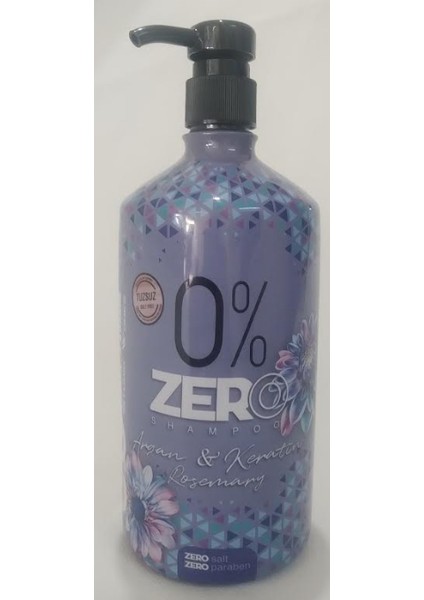 Zero 1000 ml Shampoo Argan&keratin&rosemary