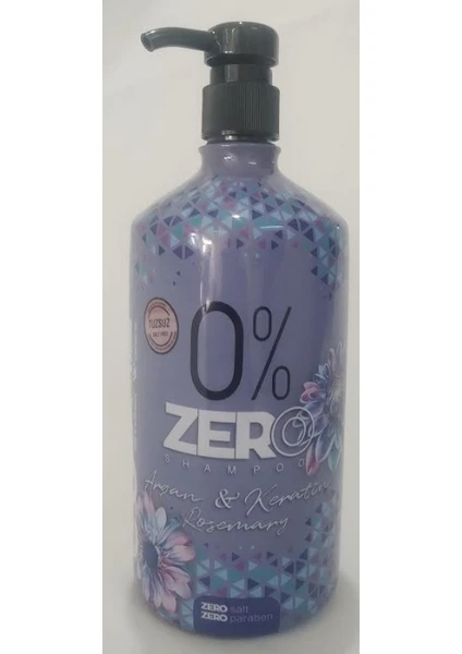 Go Zero 1000 ml Shampoo Argan&keratin&rosemary