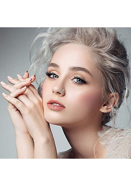 36 Adet 20G Burun Yüzük Kadınlar Için Burun Piercing Takı Burun Yüzükler fırsatları