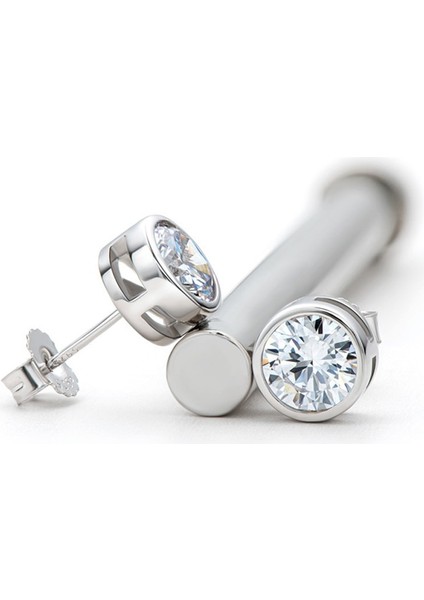 Gerçek 0.5 Karat Moissanite Saplama Küpe Kadınlar Için En Kaliteli 100% 925 Ayar Gümüş Köpüklü Nişan Parti Takı | Saplama Küpe (Gümüş)(Yurt Dışından) fırsatları