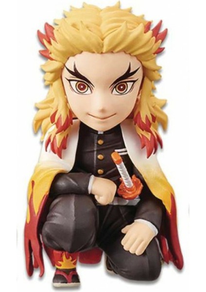 Q Posket Wcf Kimetsu No Yaiba Anıme Manga Figür 6 cm - Kyojuro