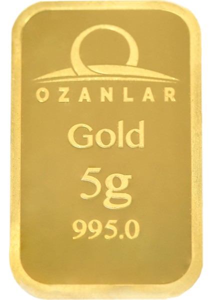 Ozanlar Gold 5 gr 24 Ayar Külçe Altın