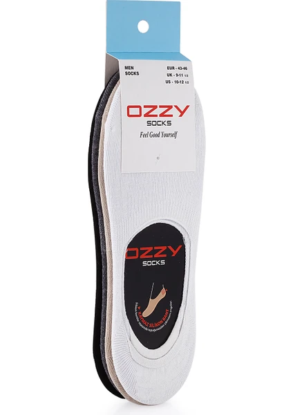 Ozzy Socks 12'li Unisex Dikişsiz Babet Çorap