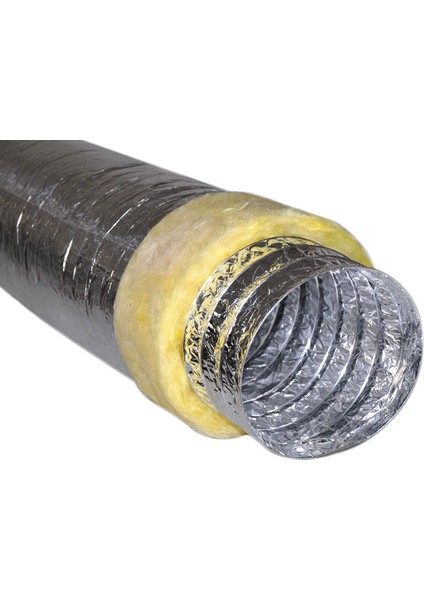 Air Izolasyonlu Alüminyum Esnek Hava Kanalı Çap 203MM 10 Metre