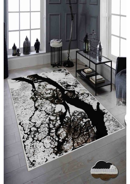 Halı Dekoratif Özel Tasarım Modern İnce Yıkanabilir 800 Gr /M2 Kaymaz Taban Trend Halı