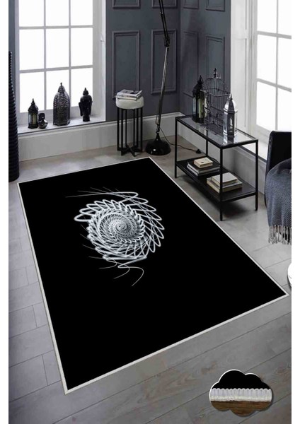 Halı Dekoratif Özel Tasarım Modern İnce Yıkanabilir 800 Gr /M2 Kaymaz Taban Trend Halı