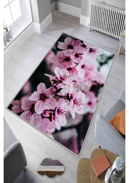 Halı Dekoratif Özel Tasarım Modern İnce Yıkanabilir 800 Gr /M2 Kaymaz Taban Trend Halı