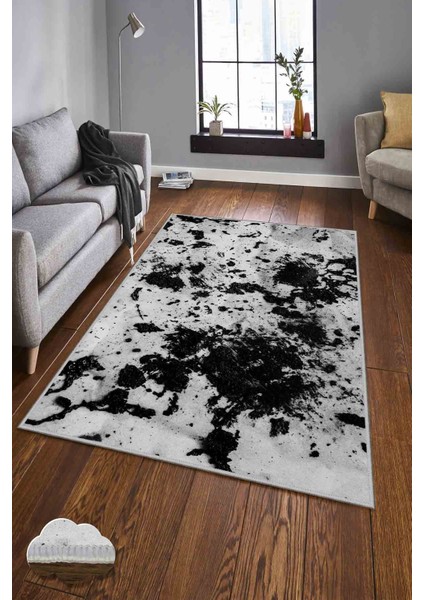 Halı Dekoratif Özel Tasarım Modern İnce Yıkanabilir 800 Gr /M2 Kaymaz Taban Trend Halı