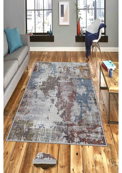 Halı Dekoratif Özel Tasarım Modern İnce Yıkanabilir 800 Gr /M2 Kaymaz Taban Trend Halı