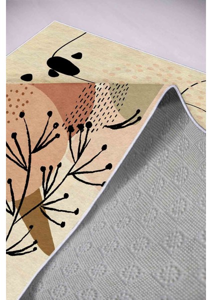 Halı Dekoratif Özel Tasarım Modern İnce Yıkanabilir 800 Gr /M2 Kaymaz Taban Trend Halı modelleri