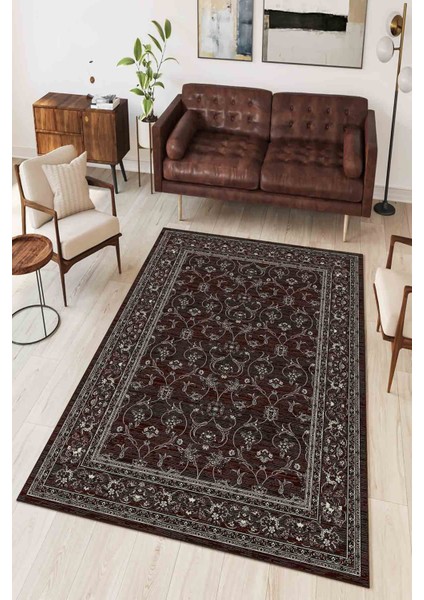 Halı Dekoratif Özel Tasarım Modern İnce Yıkanabilir 800 Gr /M2 Kaymaz Taban Trend Halı