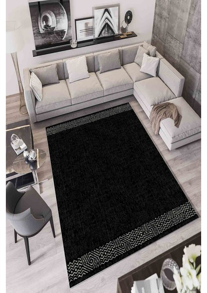Halı Dekoratif Özel Tasarım Modern İnce Yıkanabilir 800 Gr /M2 Kaymaz Taban Trend Halı