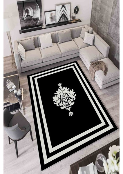 Halı Dekoratif Özel Tasarım Modern İnce Yıkanabilir 800 Gr /M2 Kaymaz Taban Trend Halı
