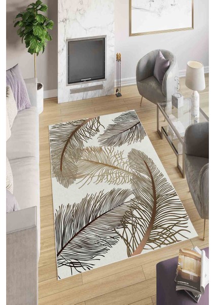 Halı Dekoratif Özel Tasarım Modern İnce Yıkanabilir 800 Gr /M2 Kaymaz Taban Trend Halı