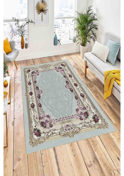 Halı Dekoratif Özel Tasarım Modern İnce Yıkanabilir 800 Gr /M2 Kaymaz Taban Trend Halı