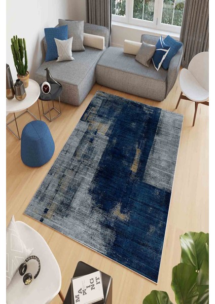 Halı Dekoratif Özel Tasarım Modern İnce Yıkanabilir 800 Gr /M2 Kaymaz Taban Trend Halı