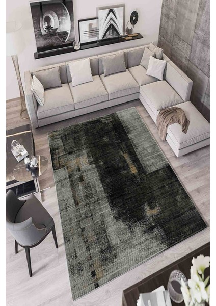 Halı Dekoratif Özel Tasarım Modern İnce Yıkanabilir 800 Gr /M2 Kaymaz Taban Trend Halı